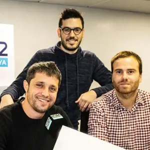 Retrato de  Sique Rodríguez, Adrià Soldevila, y Sergi Escudero