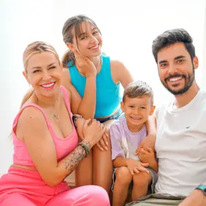 Retrato de  Familia Carameluchi