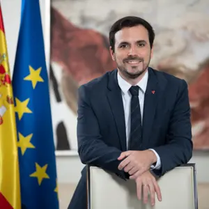 Retrato de  Alberto Garzón