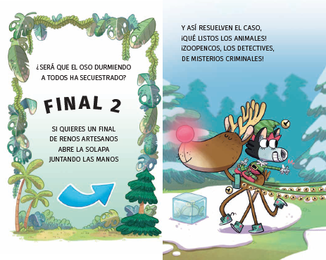 Portada Aprende a leer con... Los Detectives Zoopencos 9. ¡Ni un reno menos! 0