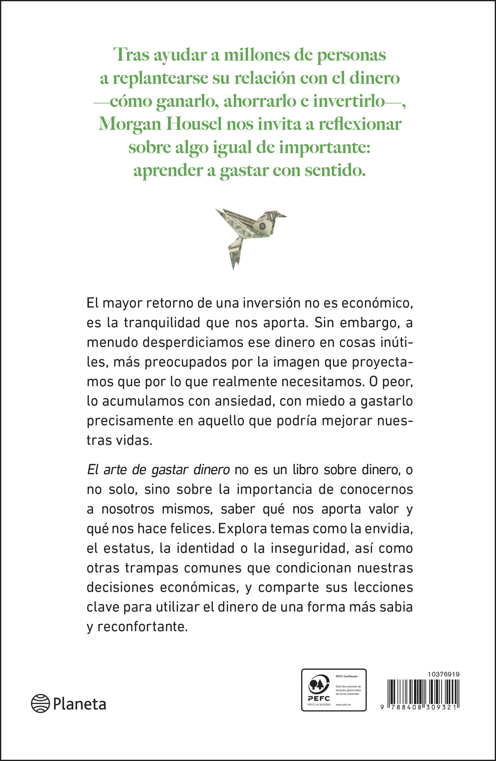 Miniatura contraportada El arte de gastar dinero