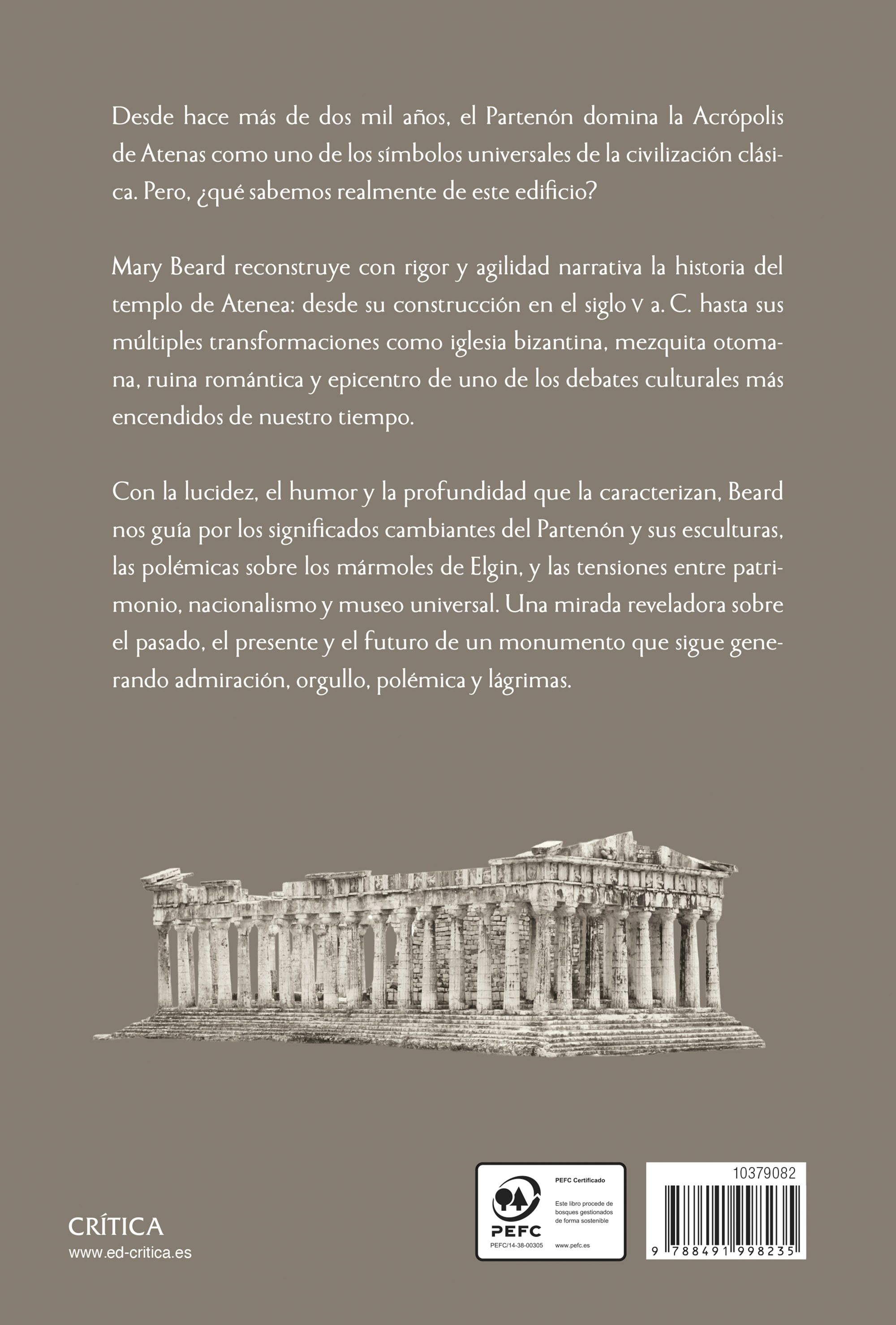 Miniatura contraportada El Partenón