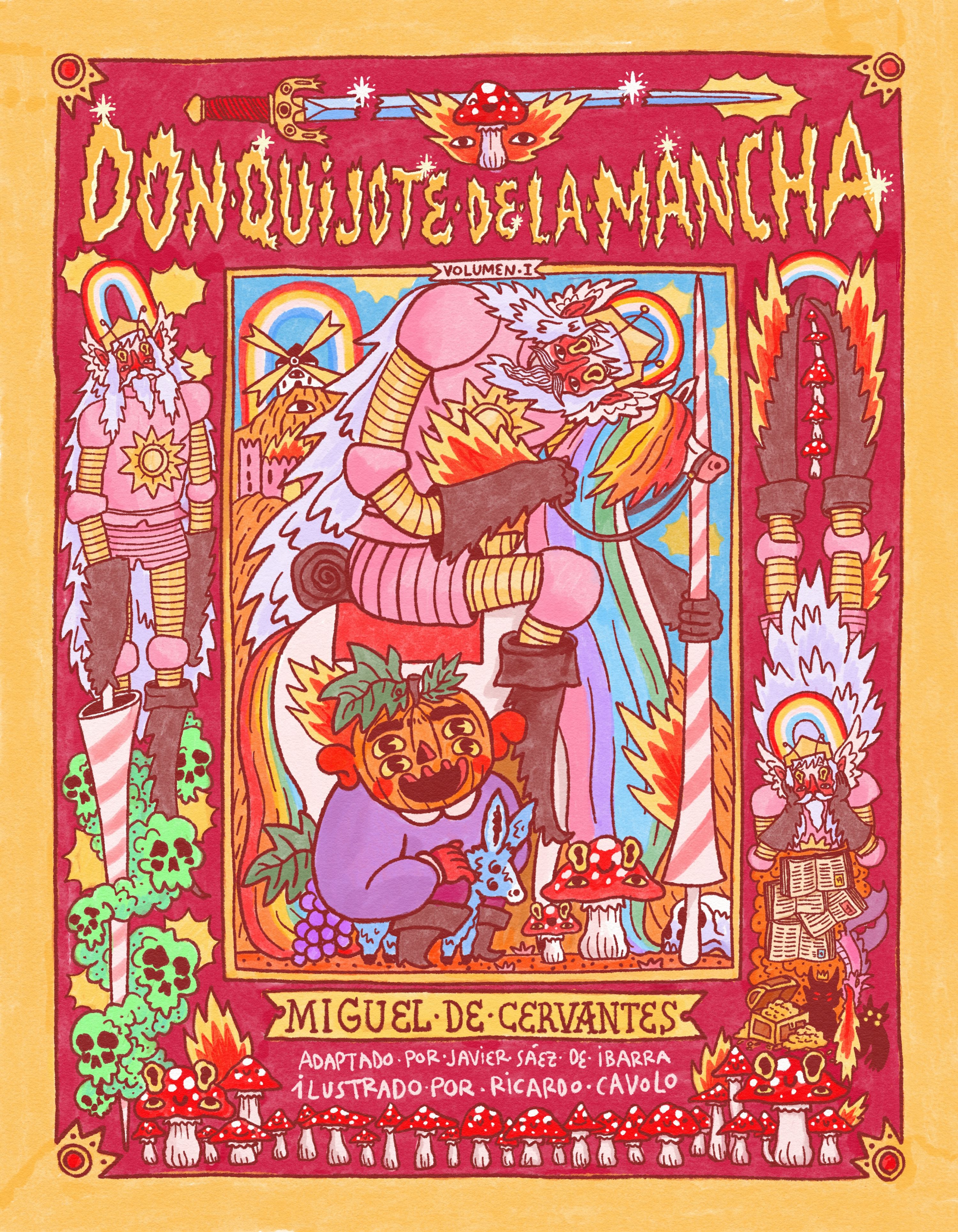 Portada Don Quijote de la Mancha I
