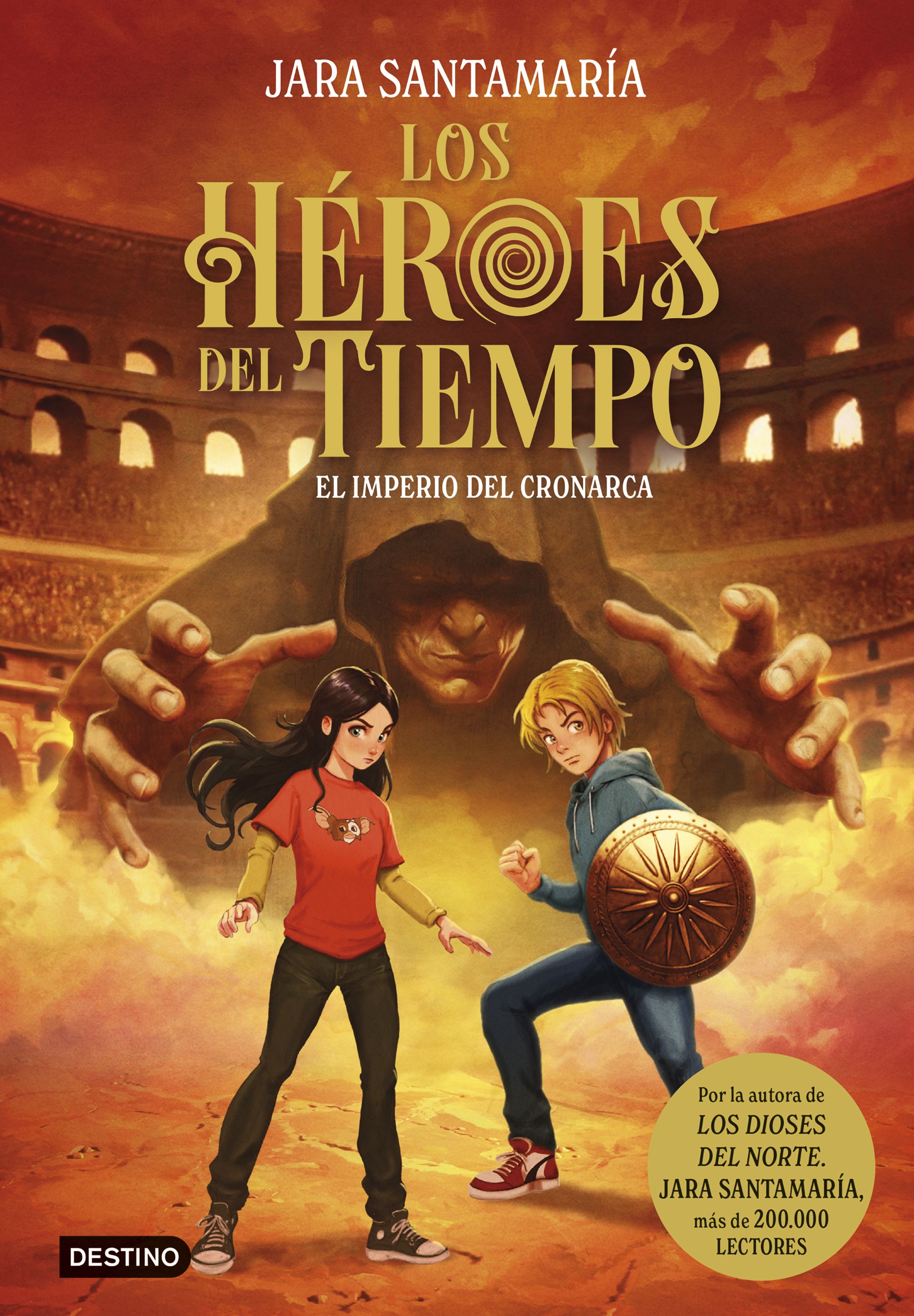 Portada Los Héroes del Tiempo 3. El imperio del Cronarca
