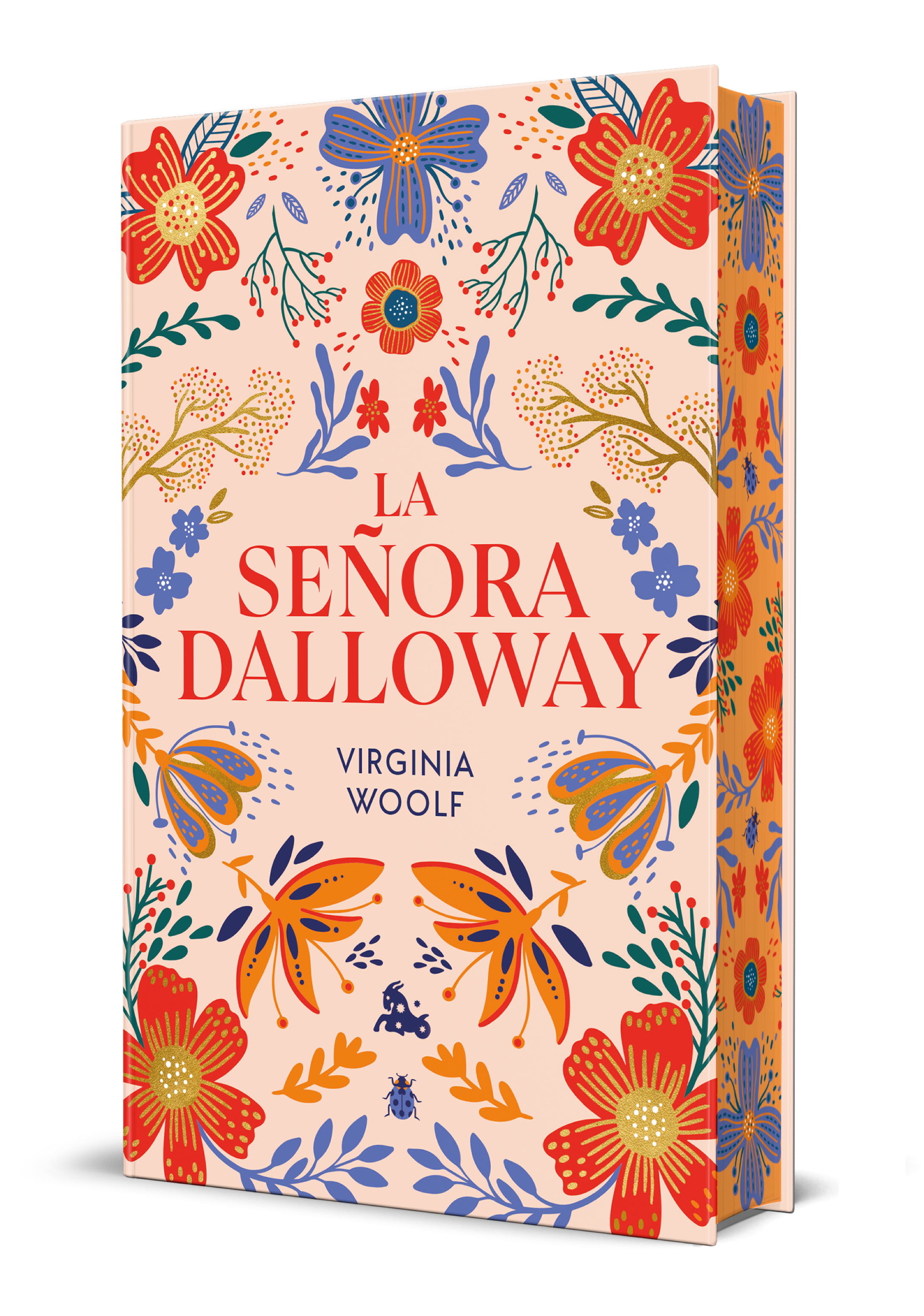 Portada La señora Dalloway. Edición limitada con cantos decorados