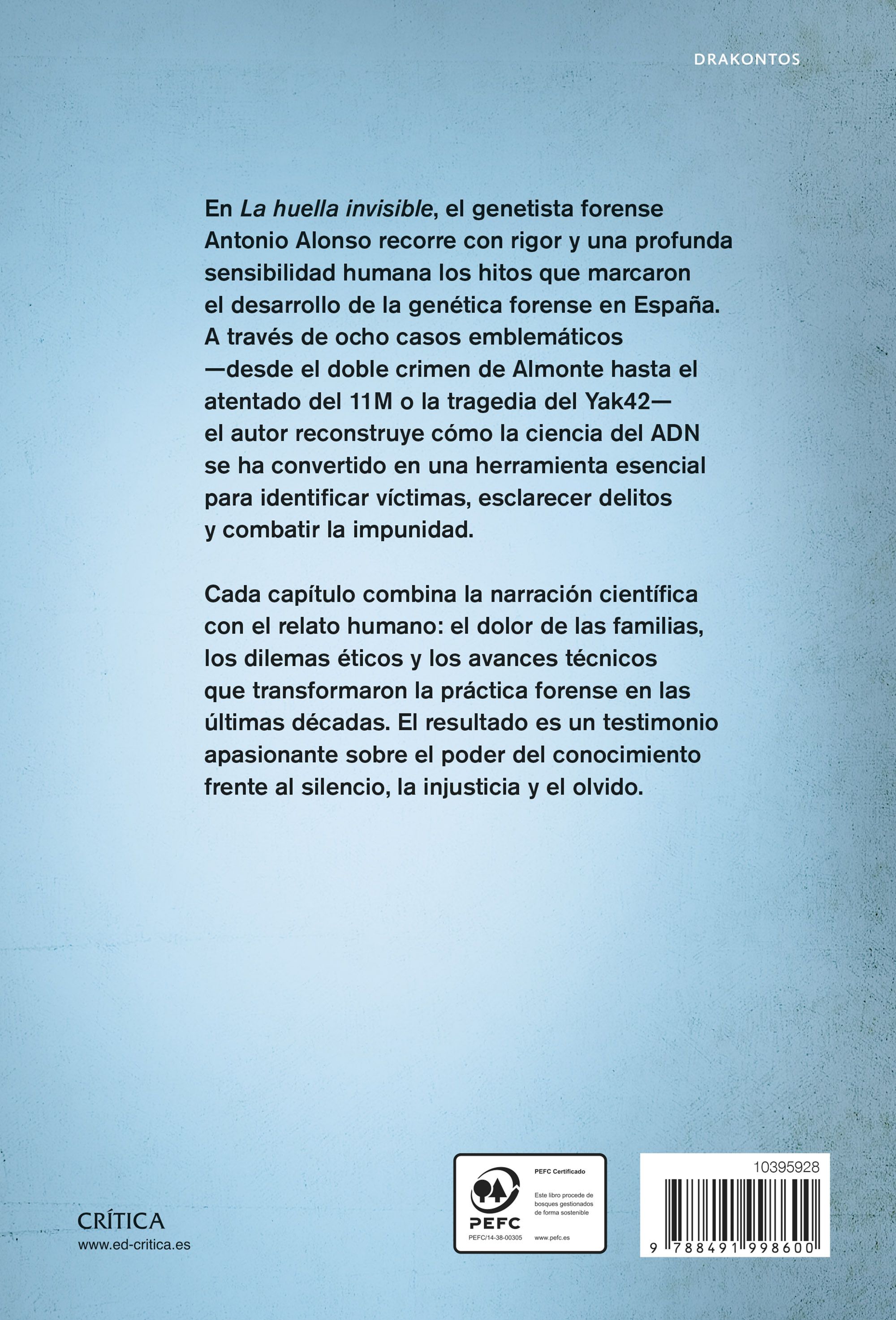 Miniatura contraportada La huella invisible
