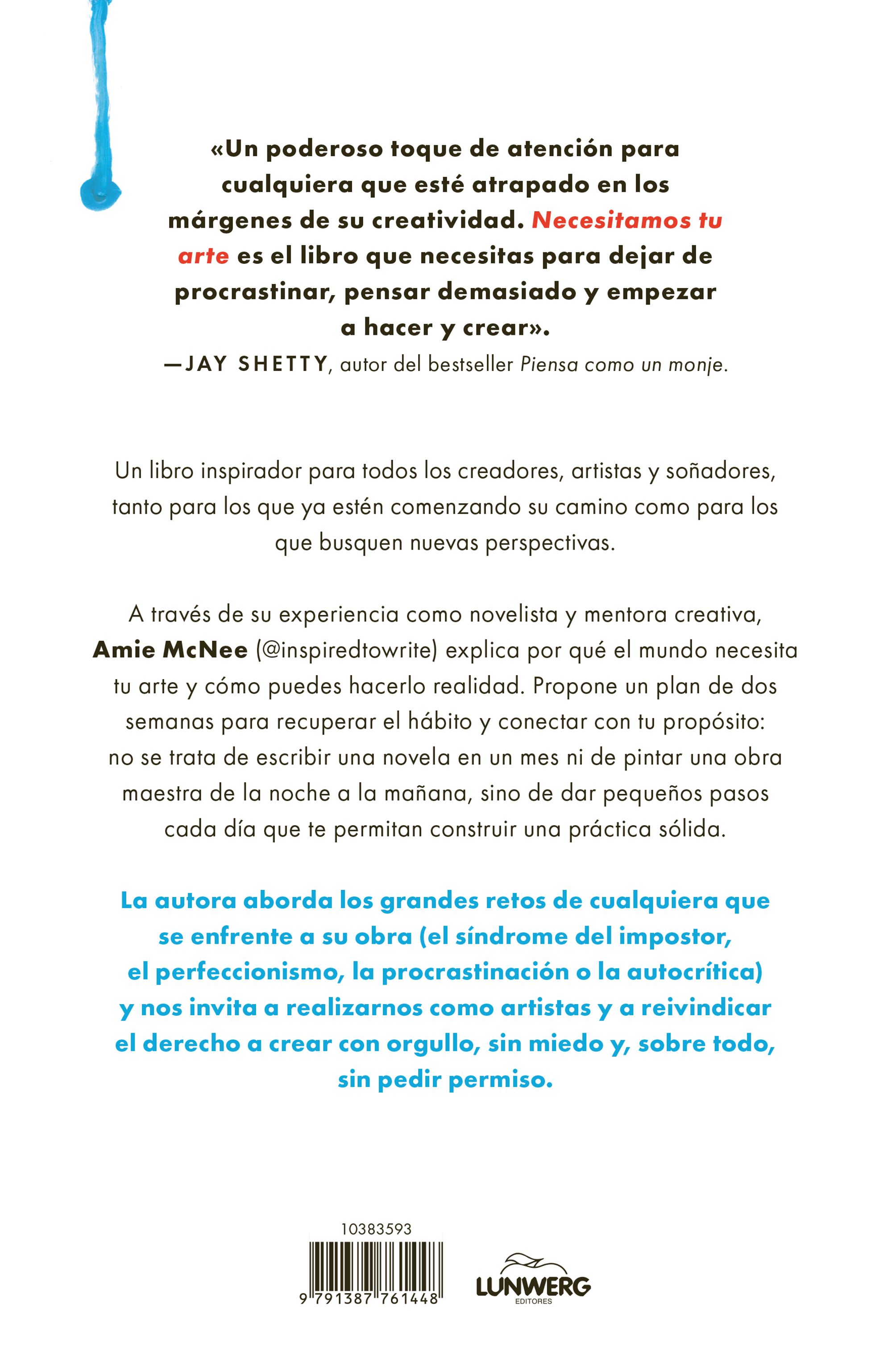Miniatura contraportada Necesitamos tu arte