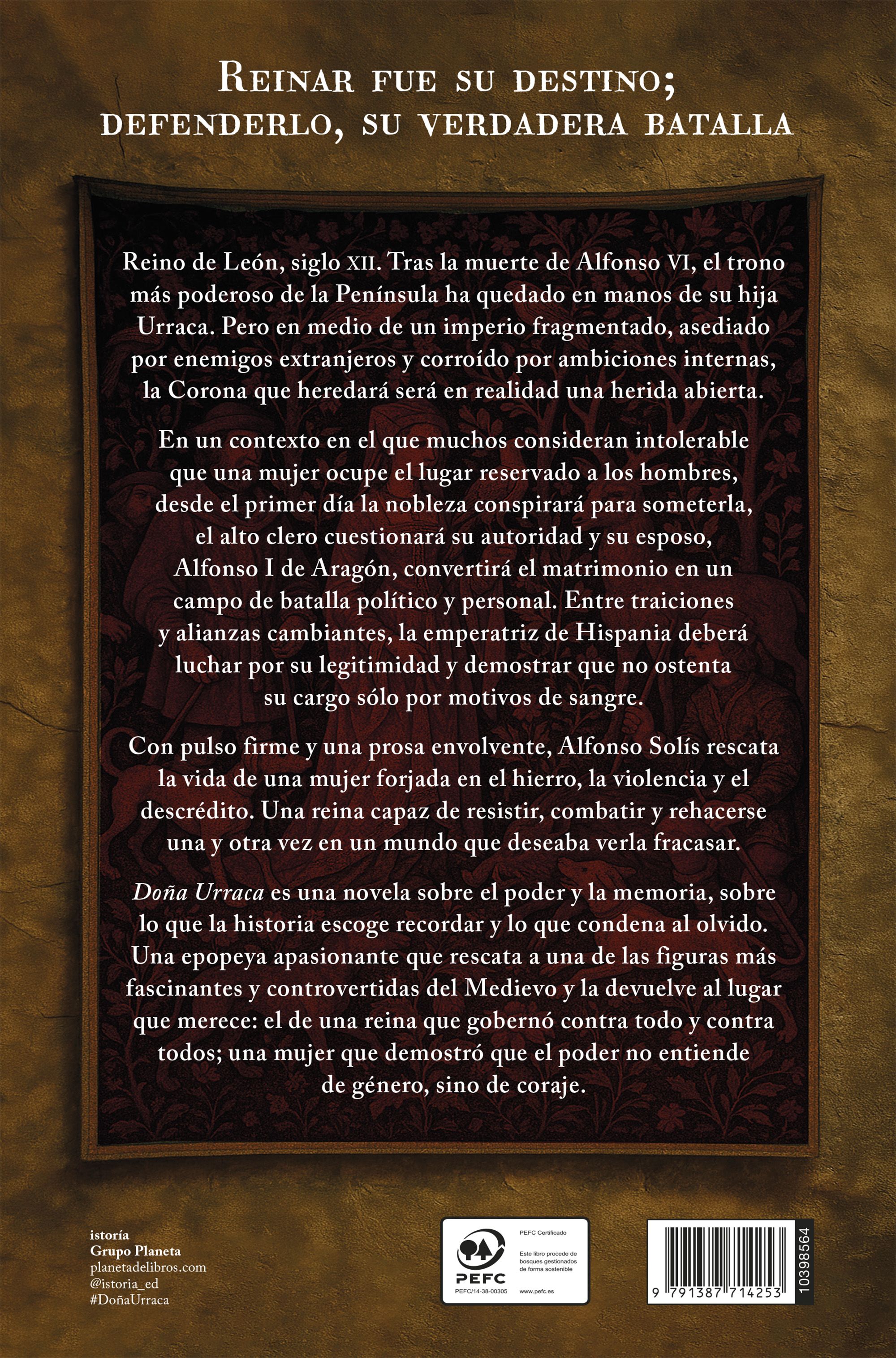 Miniatura contraportada Doña Urraca