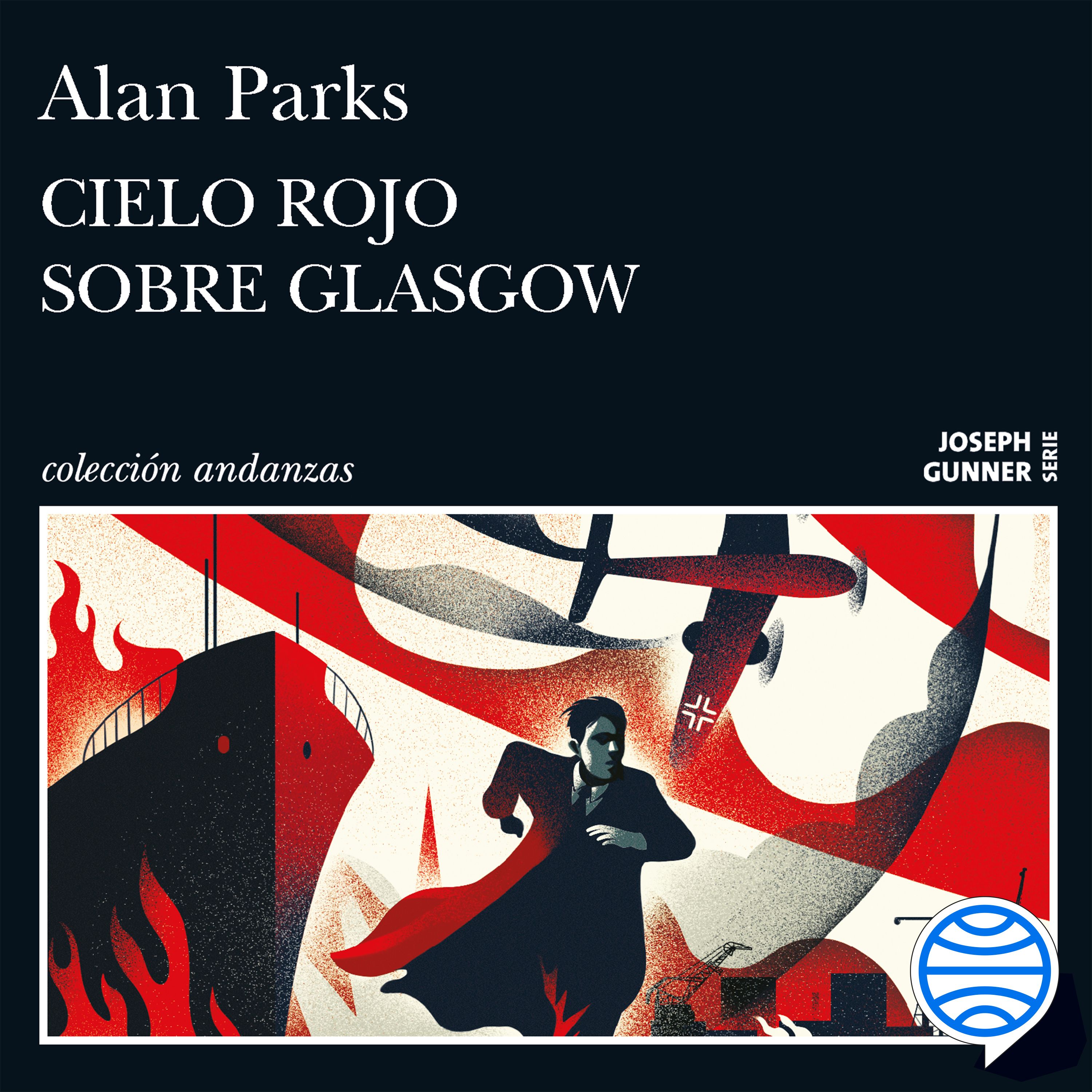 Portada Cielo rojo sobre Glasgow (Serie Joseph Gunner 1)