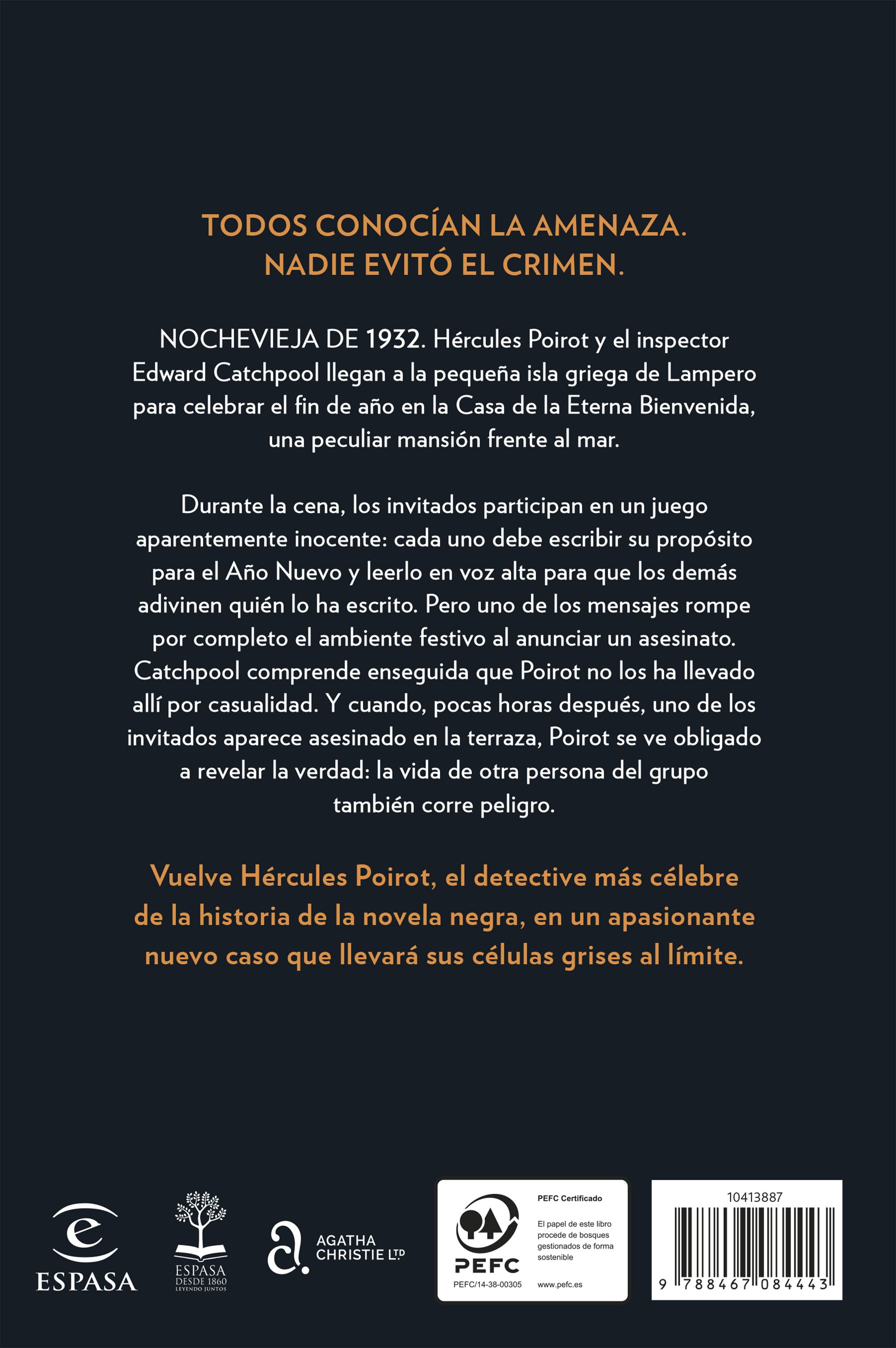 Miniatura contraportada El último crimen del año. Un nuevo caso de Hércules Poirot