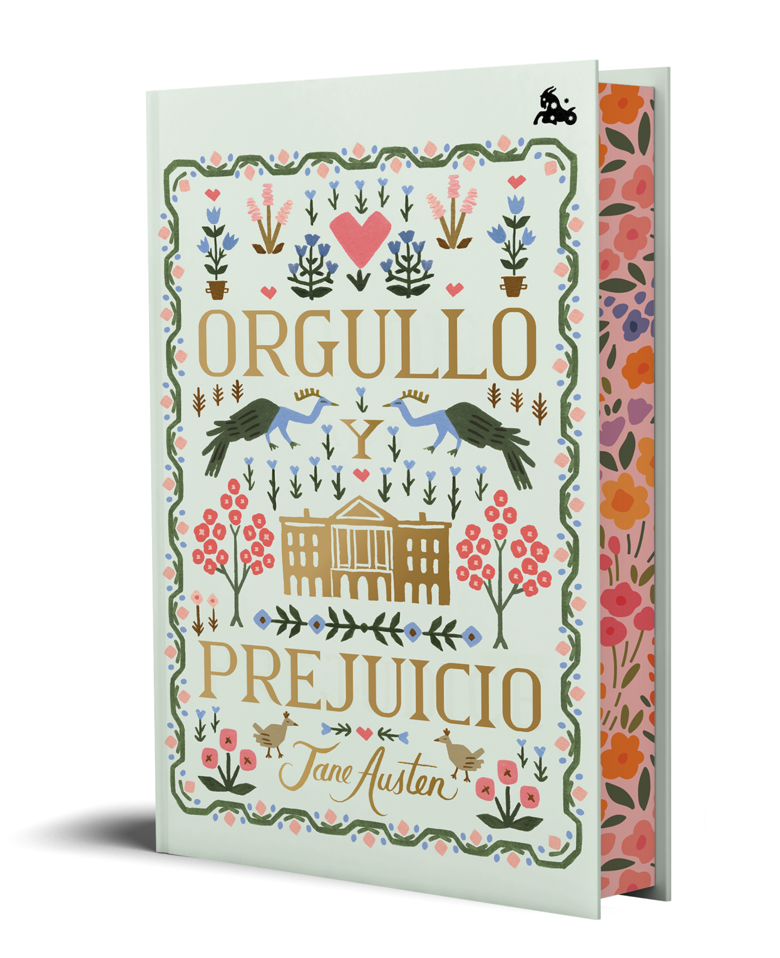 Portada Orgullo y prejuicio. Edición especial con cantos decorados