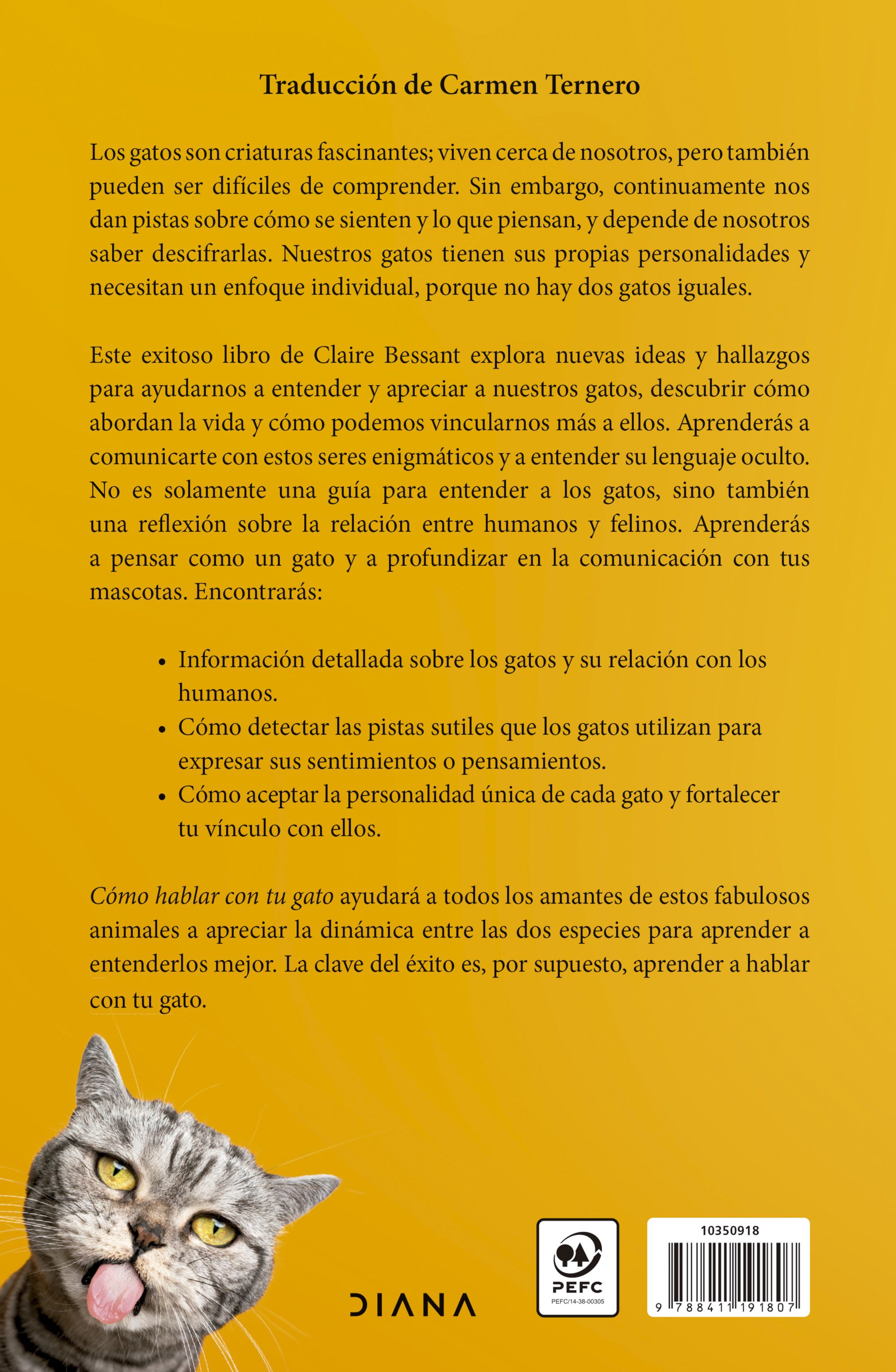 Miniatura contraportada Cómo hablar con tu gato