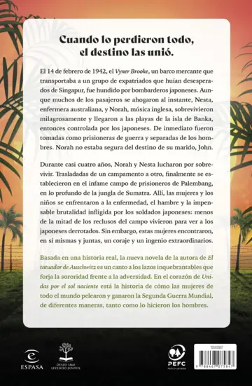 Contraportada Unidas por el sol naciente