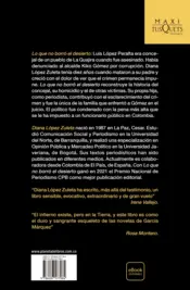 Miniatura contraportada Lo que no borró el desierto