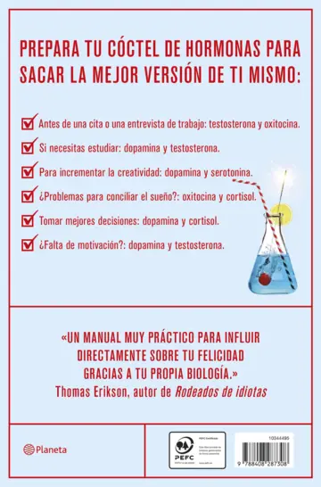 Contraportada Las seis hormonas que van a revolucionar tu vida