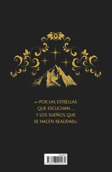 Contraportada Una corte de niebla y furia. Edición especial