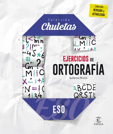 Contraportada Ejercicios de ortografía para la ESO