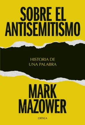 Portada Sobre el antisemitismo