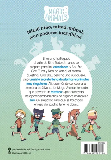 Contraportada Magic Animals 7. El secreto de la isla