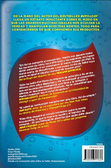 Contraportada Así se manipula al consumidor