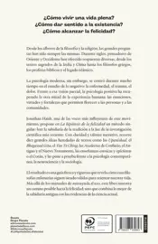 Miniatura contraportada La hipótesis de la felicidad