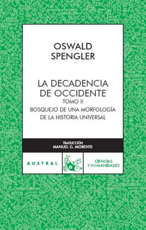 Portada La decandencia de occidente,II
