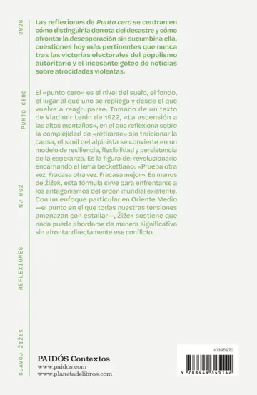 Contraportada Punto cero