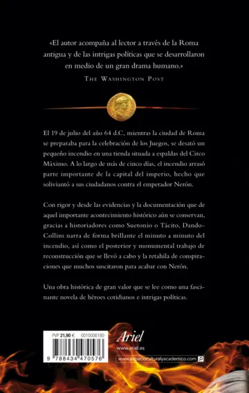 Contraportada Arde Roma