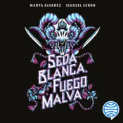 Portada Seda blanca, fuego malva