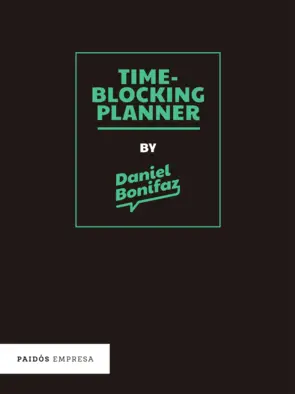 Portada Time-blocking Planner by Daniel Bonifaz