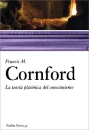 Portada La teoría platónica del conocimiento