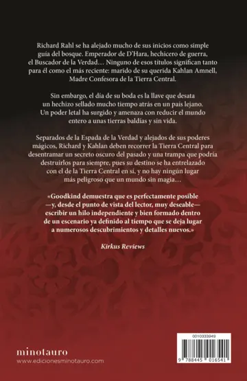 Contraportada La Espada de la Verdad nº 05/17 El espíritu del fuego