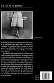 Miniatura contraportada La voz de las piedras