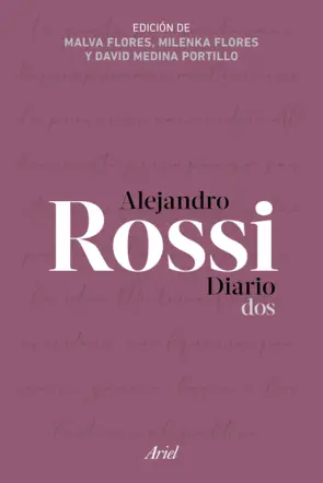 Portada Alejandro Rossi. Diario dos
