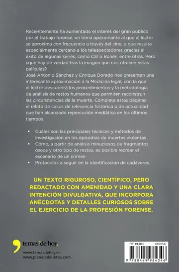 Contraportada Lo que cuentan los muertos