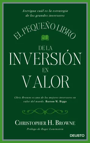 Portada El pequeño libro de la inversión en valor
