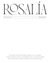 Portada Rosalía de la A a la Z