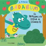 Portada BADABUM. El dragoncito juega al escondite. Libro con solapas de tela