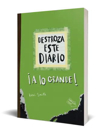 Portada Destroza este diario. A lo grande - Verde flúor
