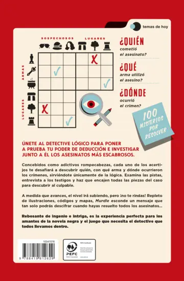 Contraportada Murdle: Resuelve el crimen