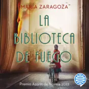 Portada La biblioteca de fuego