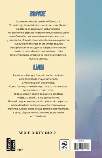 Contraportada Amor al límite (Dirty Air 2)