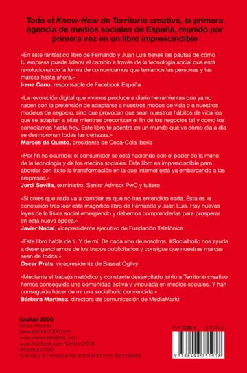 Contraportada #socialholic