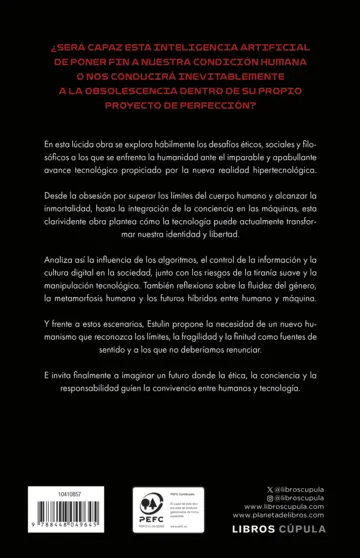 Contraportada El posthumanismo