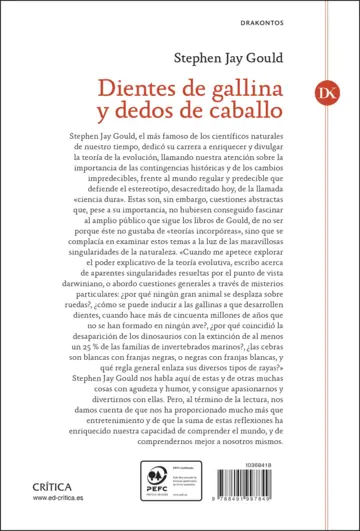 Contraportada Dientes de gallina y dedos de caballo