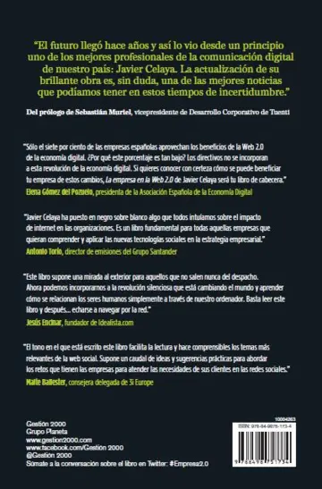 Contraportada La empresa en la web 2.0
