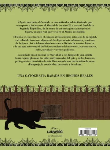 Contraportada El gato más culto del mundo