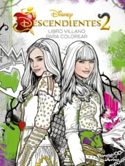 Portada Descendientes 2. Libro villano para colorear