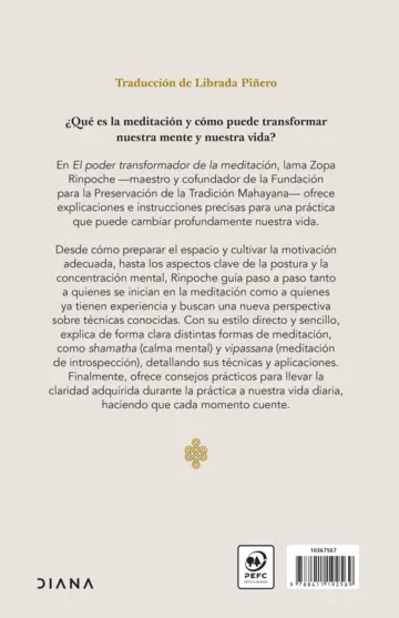 Contraportada El poder transformador de la meditación