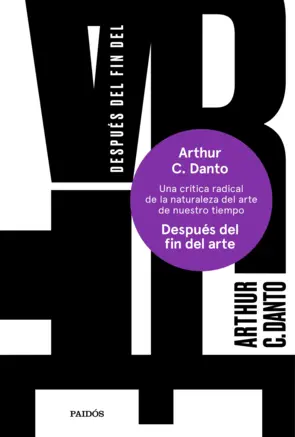 Portada Después del fin del arte